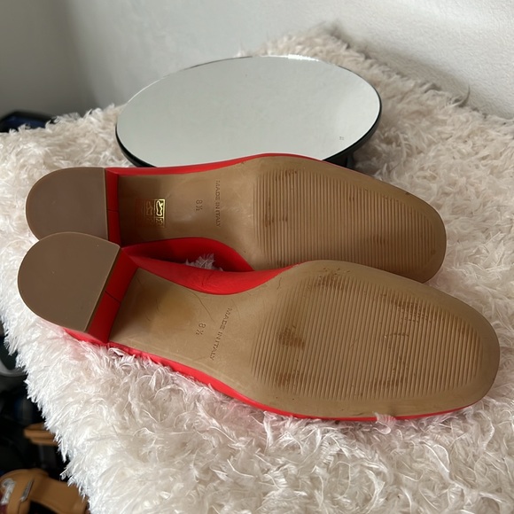 Everlane Italian Leather The Day Heel Red - Picture 10 of 14